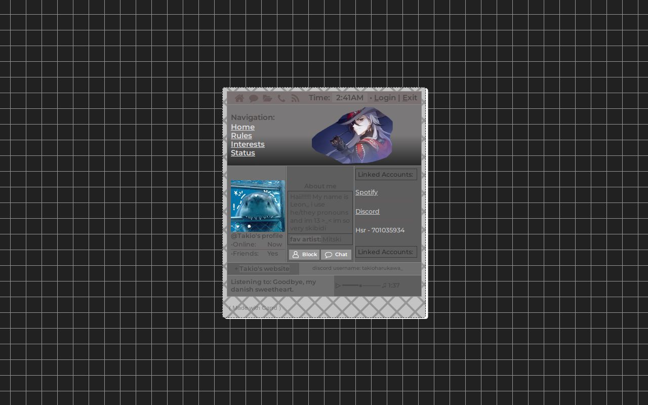 Carrd profile picture for @takii